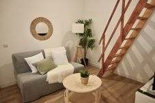 Estúdio em Madrid - Encantador Estudio con Cama en Mezanine y Patio Compartido MPE35E