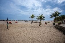 Apartamento em Praia Grande - Apto com WiFi a 300 metros da Praia do Boqueirão