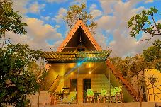 Chalet in Alto Paraíso de Goiás - Chalé com churrasqueira e jacuzzi aquecida 