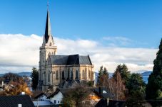 Apartment in San Carlos de Bariloche - Cielo with a view of the lake and the cathedral.