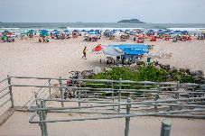 Apartment in Guarujá - Aconchegante Apto Pé na Areia - Praia do Tombo