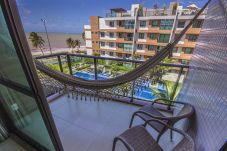 Apartamento en João Pessoa - Luxor Paulo Miranda|Vista Mar e Piscina,Wi-Fi