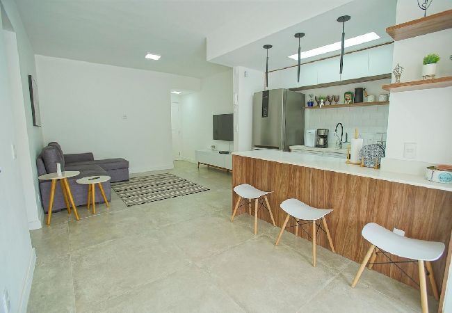 Apartamento en Rio de Janeiro - VIC406| Depto con balcón, gimnasio, sauna en Gávea