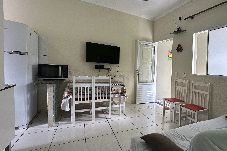 Apartamento en Ubatuba - Apartamento aconchegante c Wi-Fi na Praia do Sapê