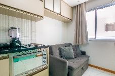 Apartamento en Salvador - Excelente loft c jacuzzi e Wi-Fi à 100m da praia 